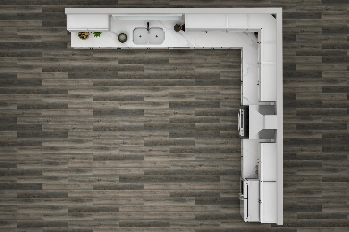 Fabuwood Galaxy Frost 15x15 Kitchen