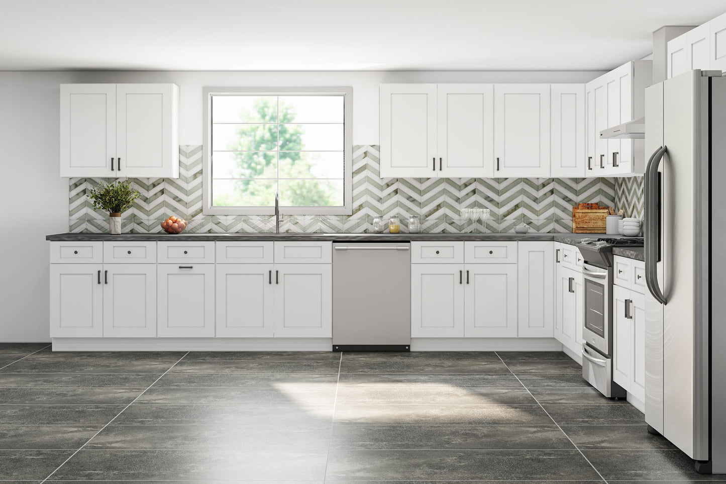 Fabuwood Galaxy Frost 15x15 Kitchen