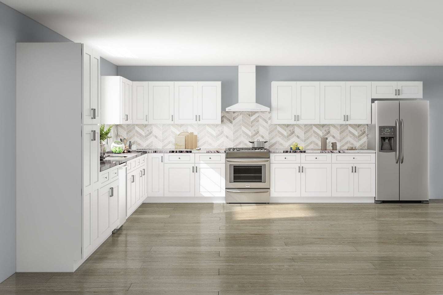 Fabuwood Galaxy Frost 18x18 Kitchen