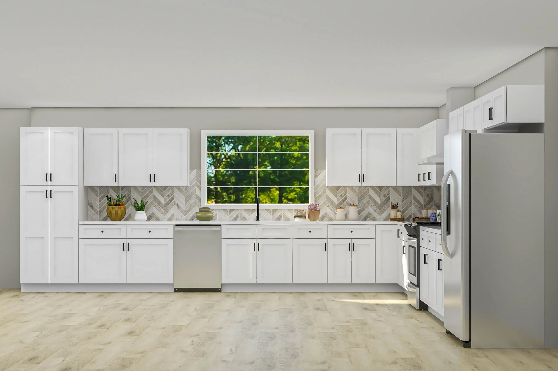 Fabuwood Galaxy Frost 18x18 Kitchen