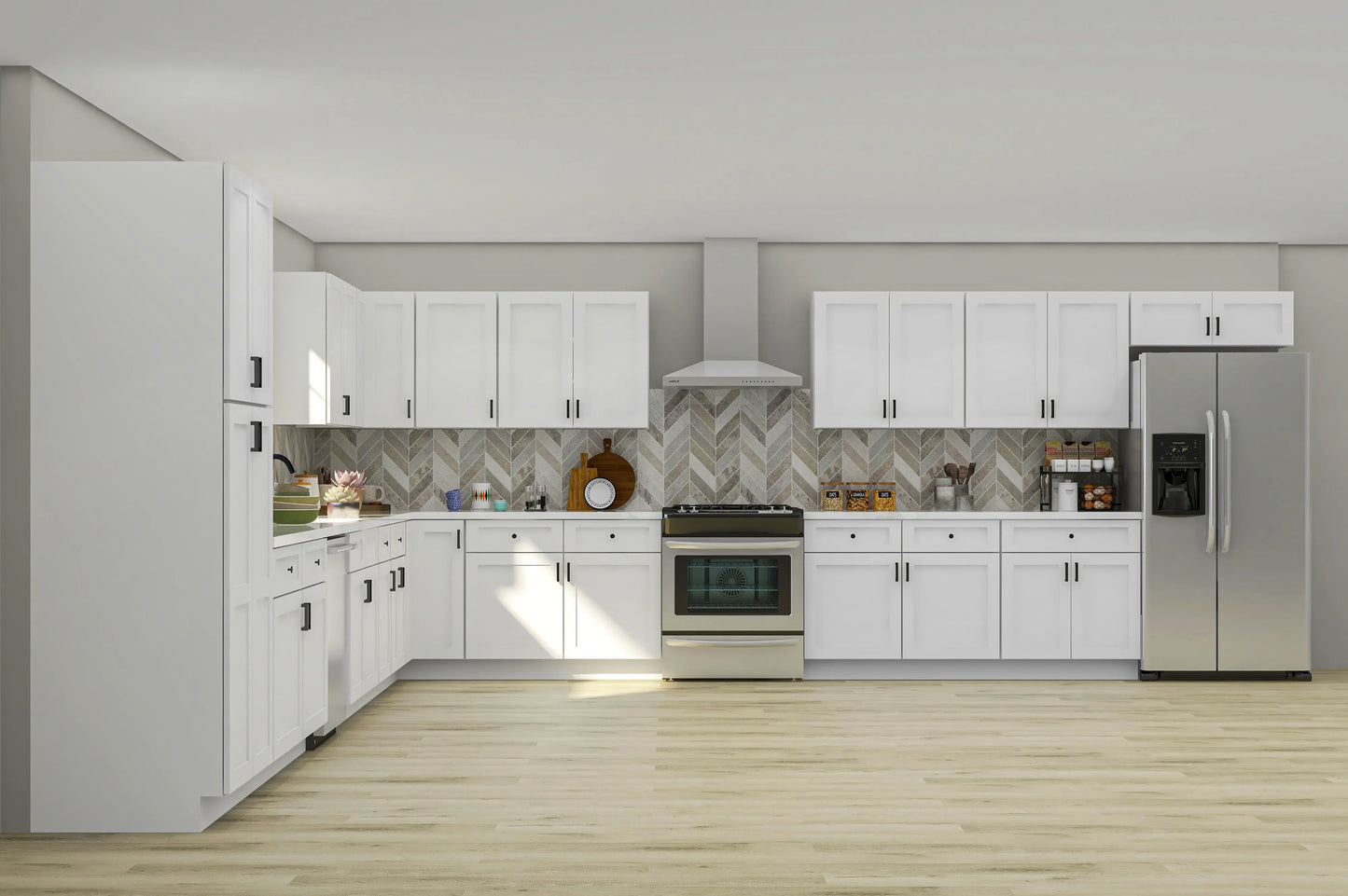 Fabuwood Galaxy Frost 18x18 Kitchen