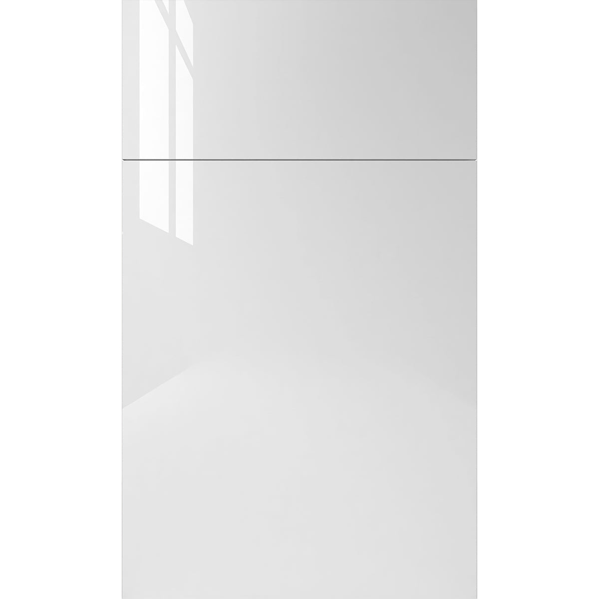 Fabuwood Illume Catalina Bianco Gloss Door Sample - Kitchen Cabinets