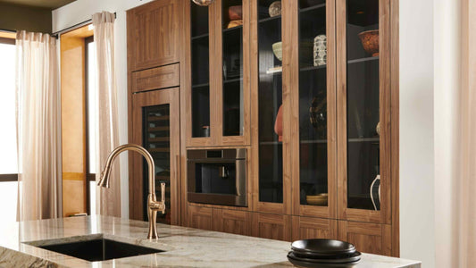 Fabuwood Illume Tuscany Nocce 3 Door Sample - Kitchen Cabinets