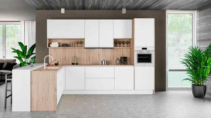 Fabuwood Illume Venetian Nocce 3 Door Sample - Kitchen Cabinets