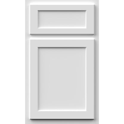 Fabuwood Quest Metro Frost Recessed Panel White Door Sample - Kitchen Cabinets