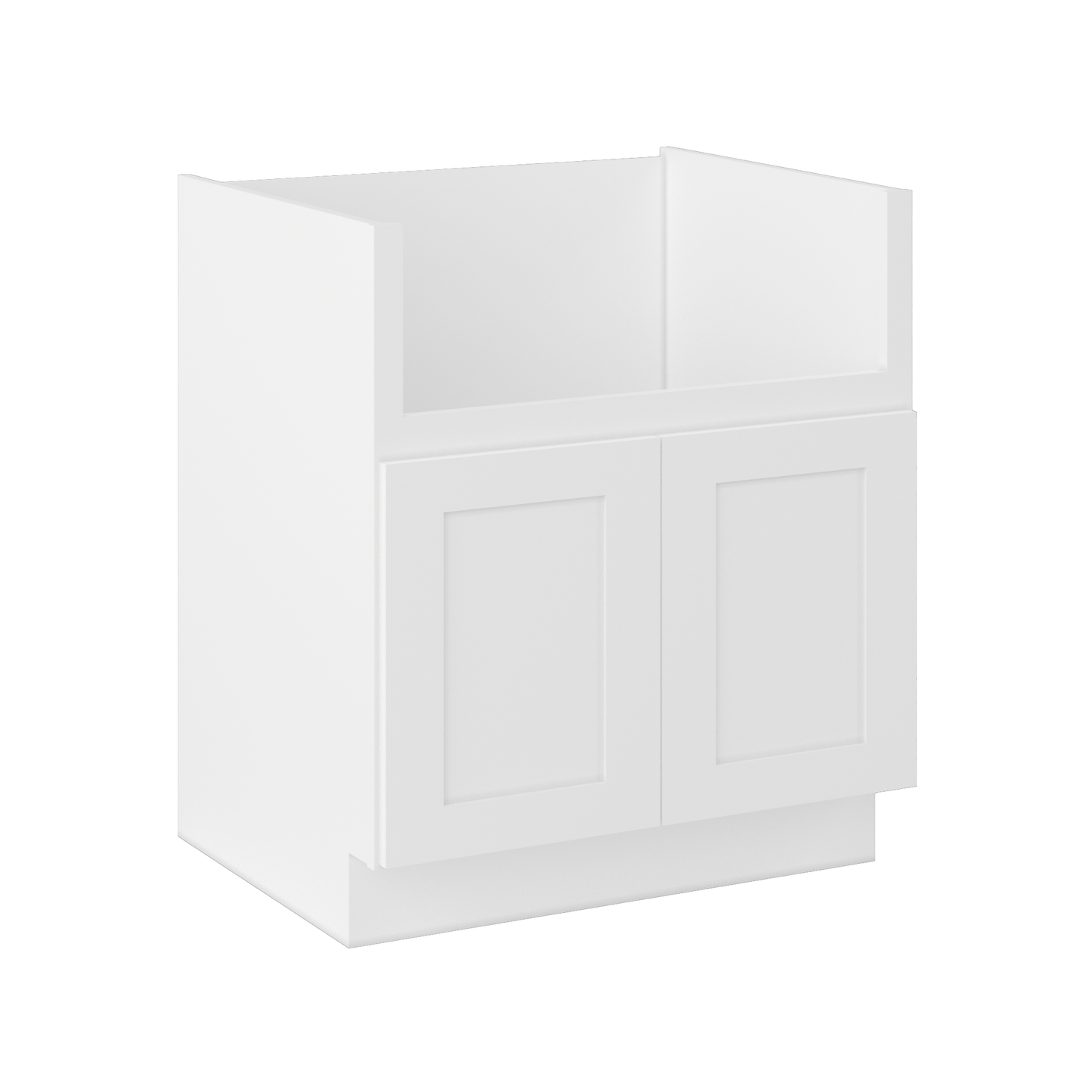 Farmhouse Sink Base Cabinet SBF30 Alpina White LessCare 30 in. width - Kitchen Cabinets