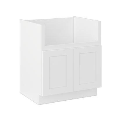 Farmhouse Sink Base Cabinet SBF30 Alpina White LessCare 30 in. width - Kitchen Cabinets