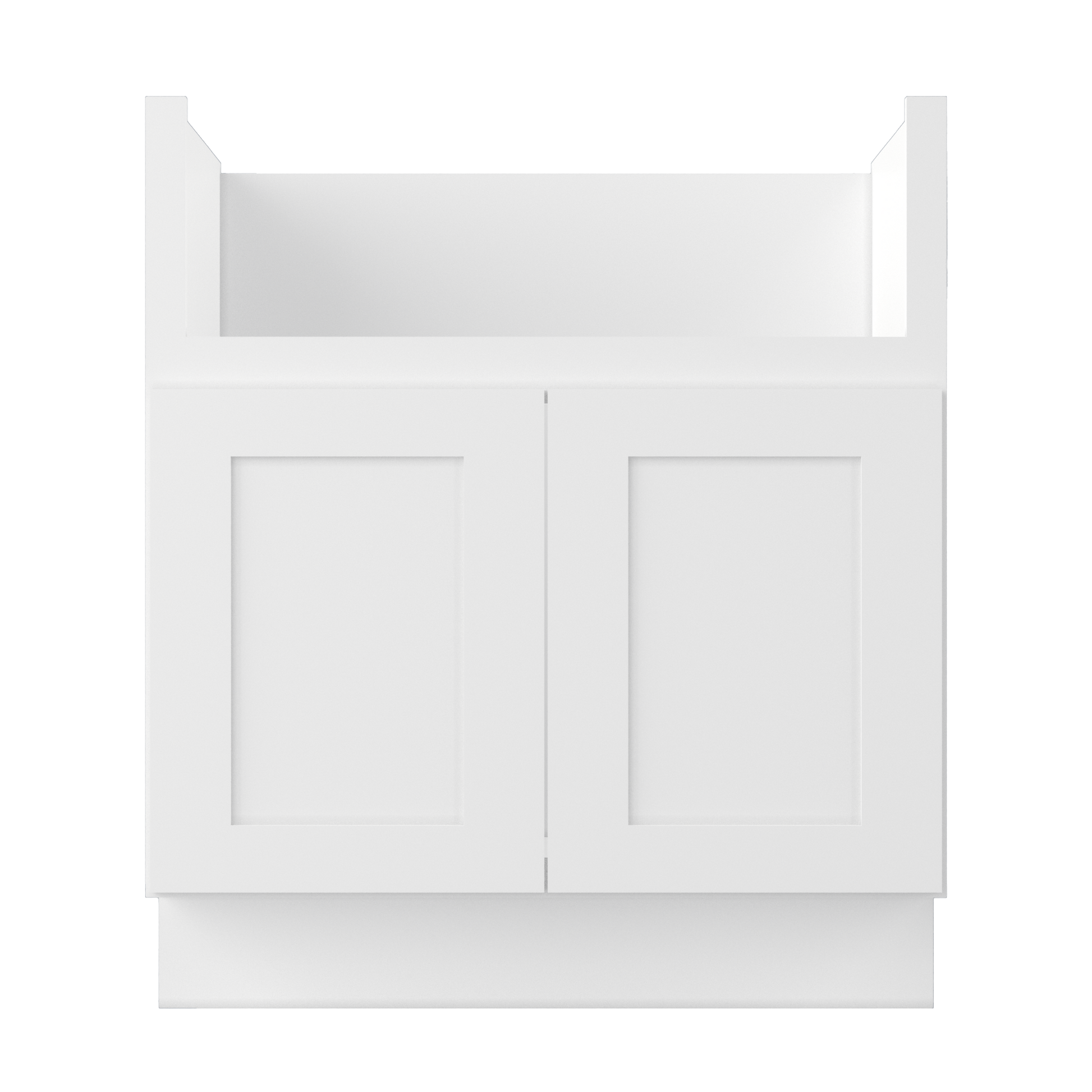 Farmhouse Sink Base Cabinet SBF30 Alpina White LessCare 30 in. width - Kitchen Cabinets