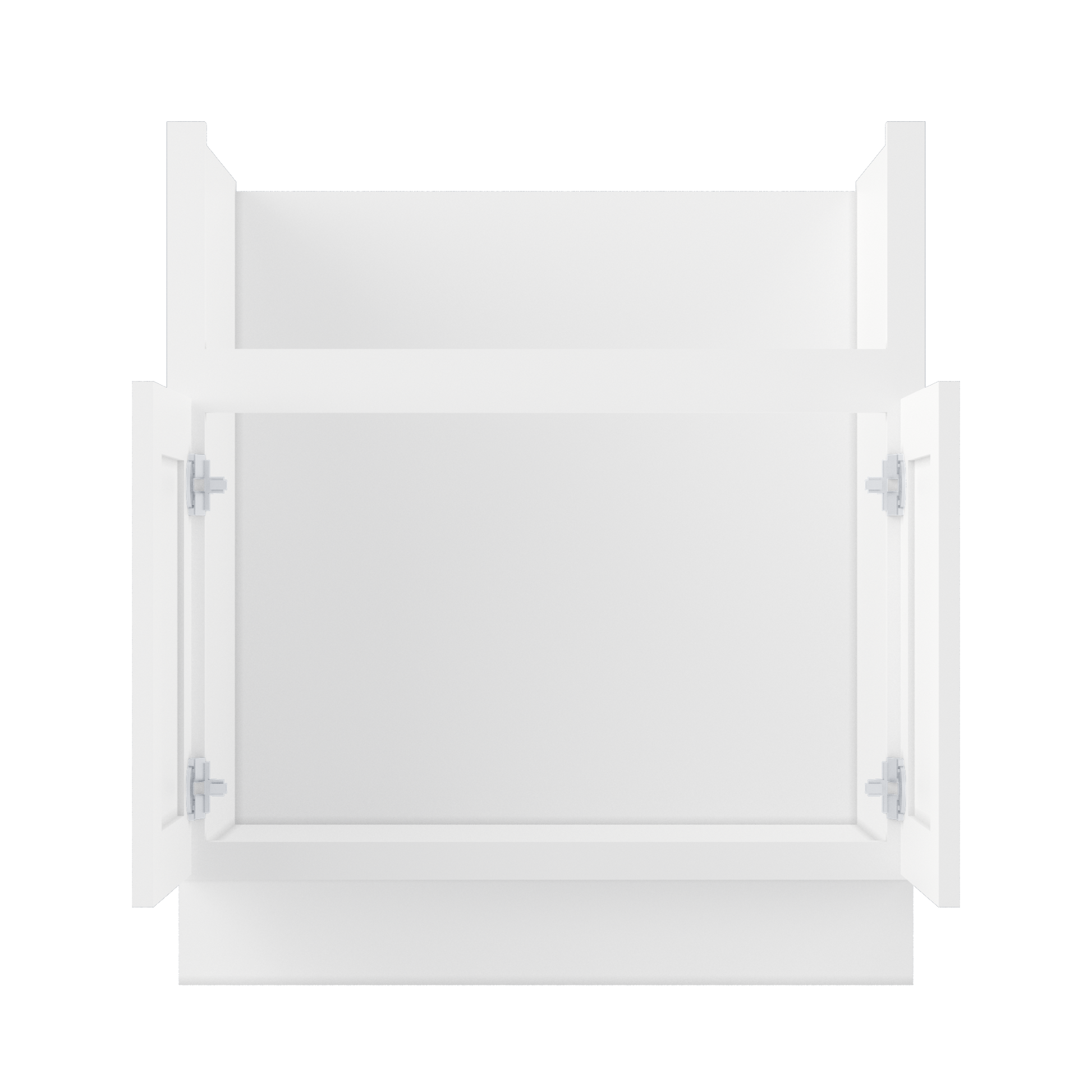 Farmhouse Sink Base Cabinet SBF30 Alpina White LessCare 30 in. width - Kitchen Cabinets