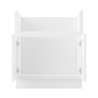Farmhouse Sink Base Cabinet SBF30 Alpina White LessCare 30 in. width - Kitchen Cabinets