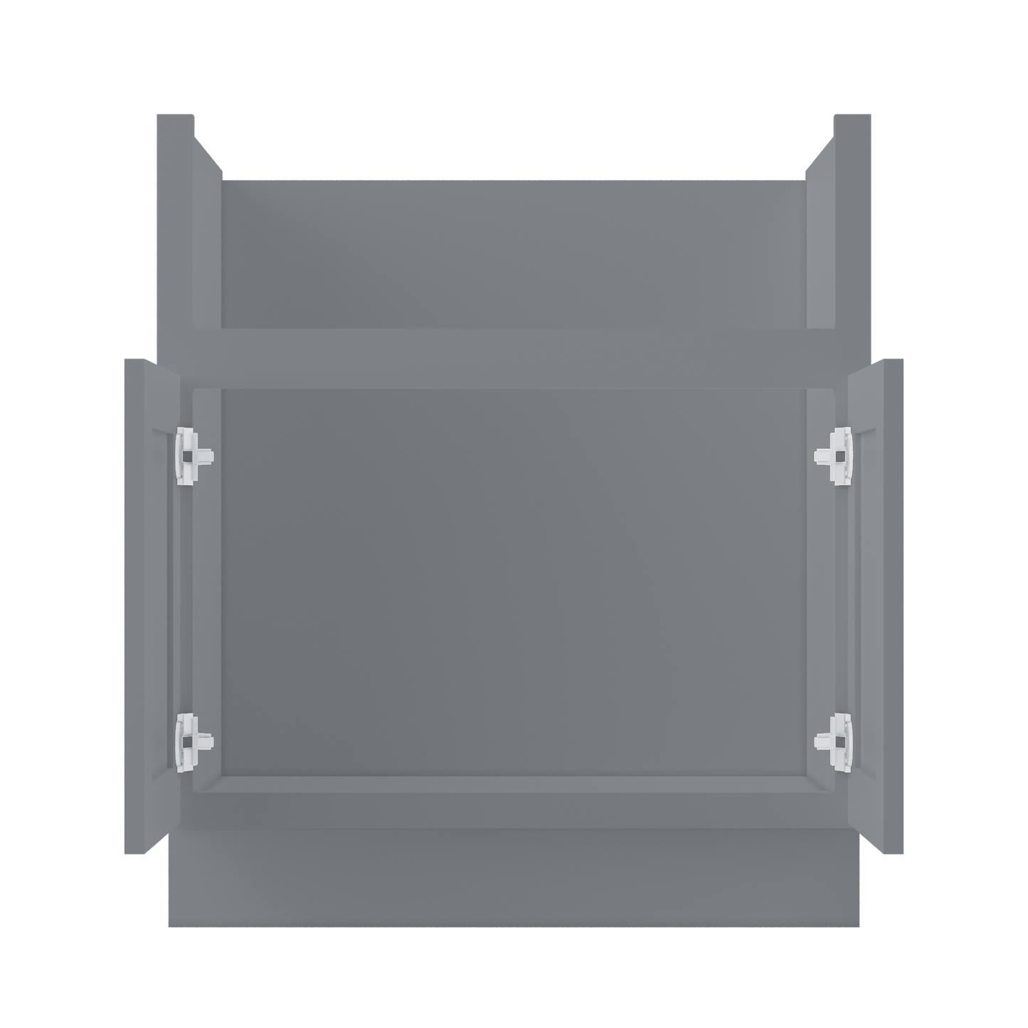 Farmhouse Sink Base Cabinet SBF30Colonial Gray LessCare 30 in. width - Kitchen Cabinets