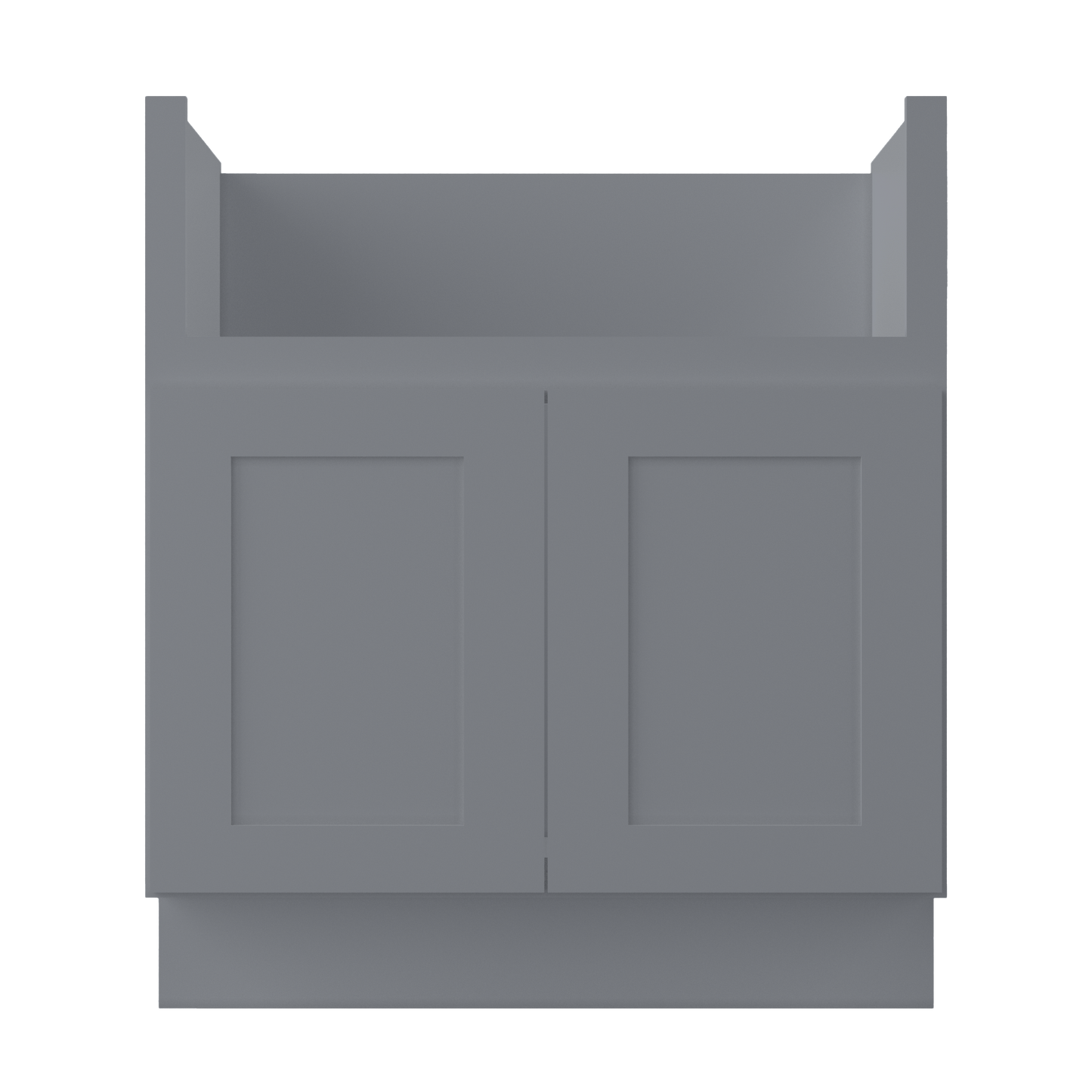 Farmhouse Sink Base Cabinet SBF30Colonial Gray LessCare 30 in. width - Kitchen Cabinets