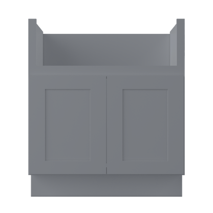 Farmhouse Sink Base Cabinet SBF30Colonial Gray LessCare 30 in. width - Kitchen Cabinets
