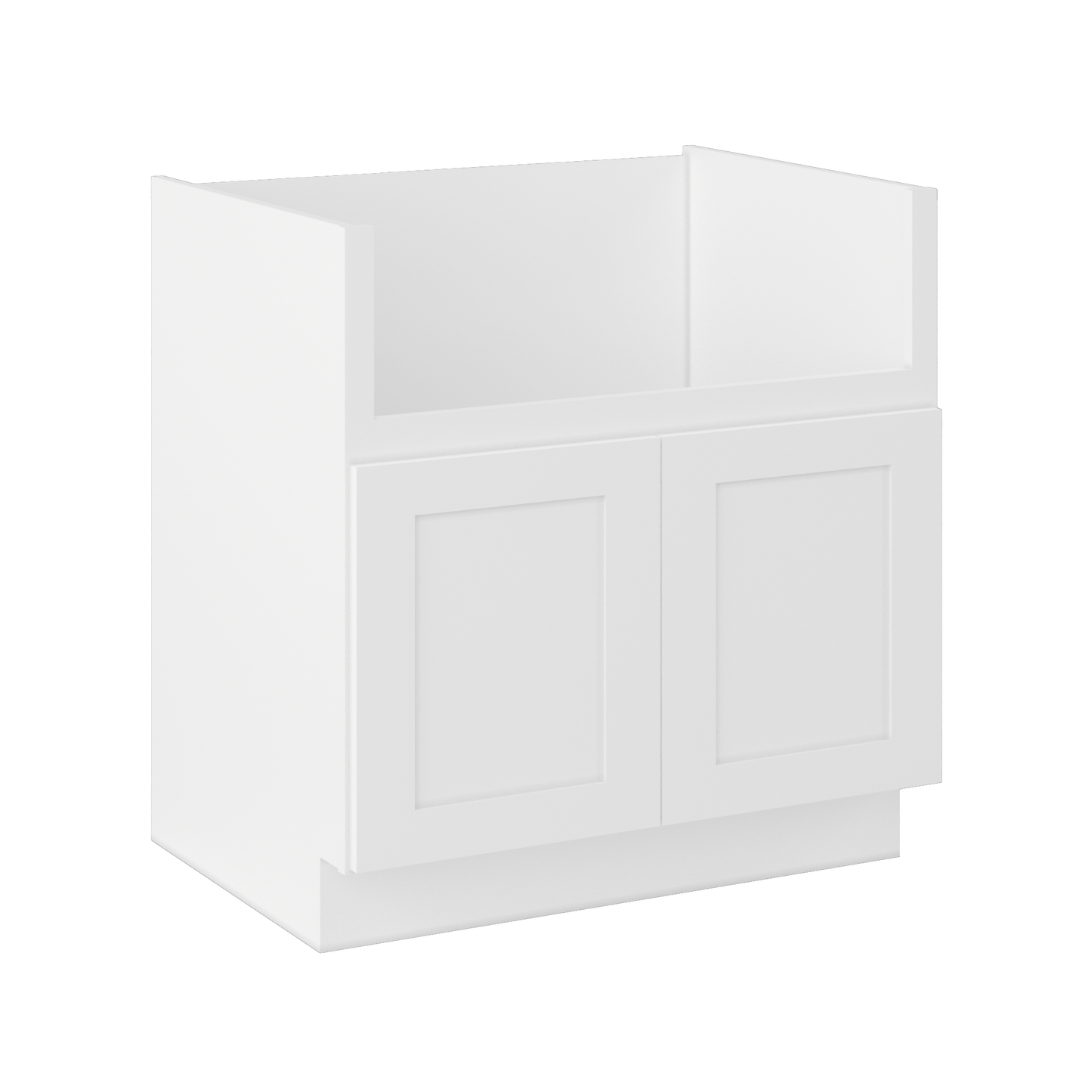 Farmhouse Sink Base Cabinet SBF33 Alpina White LessCare 33 in. width - Kitchen Cabinets