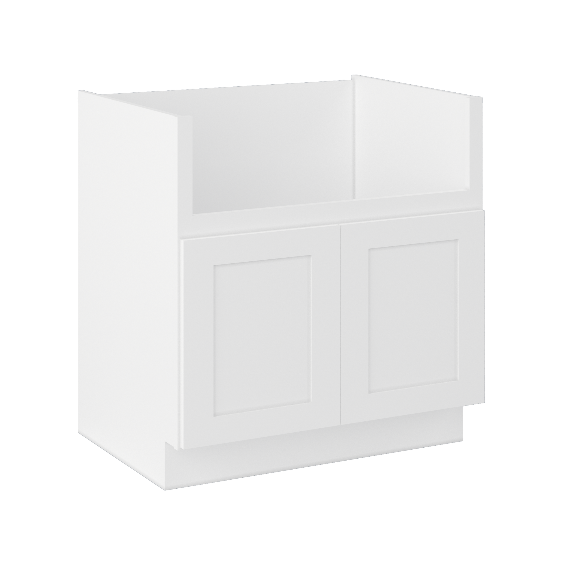 Farmhouse Sink Base Cabinet SBF33 Alpina White LessCare 33 in. width - Kitchen Cabinets