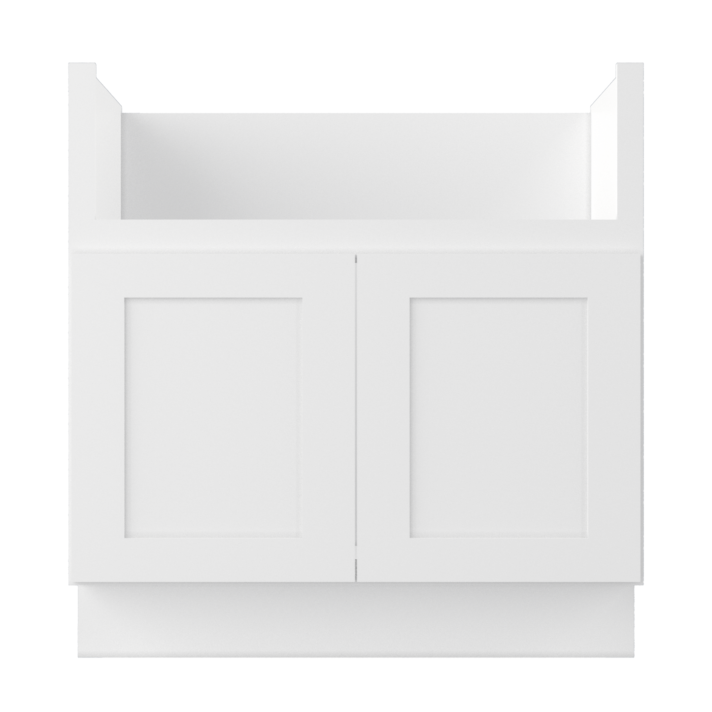 Farmhouse Sink Base Cabinet SBF33 Alpina White LessCare 33 in. width - Kitchen Cabinets