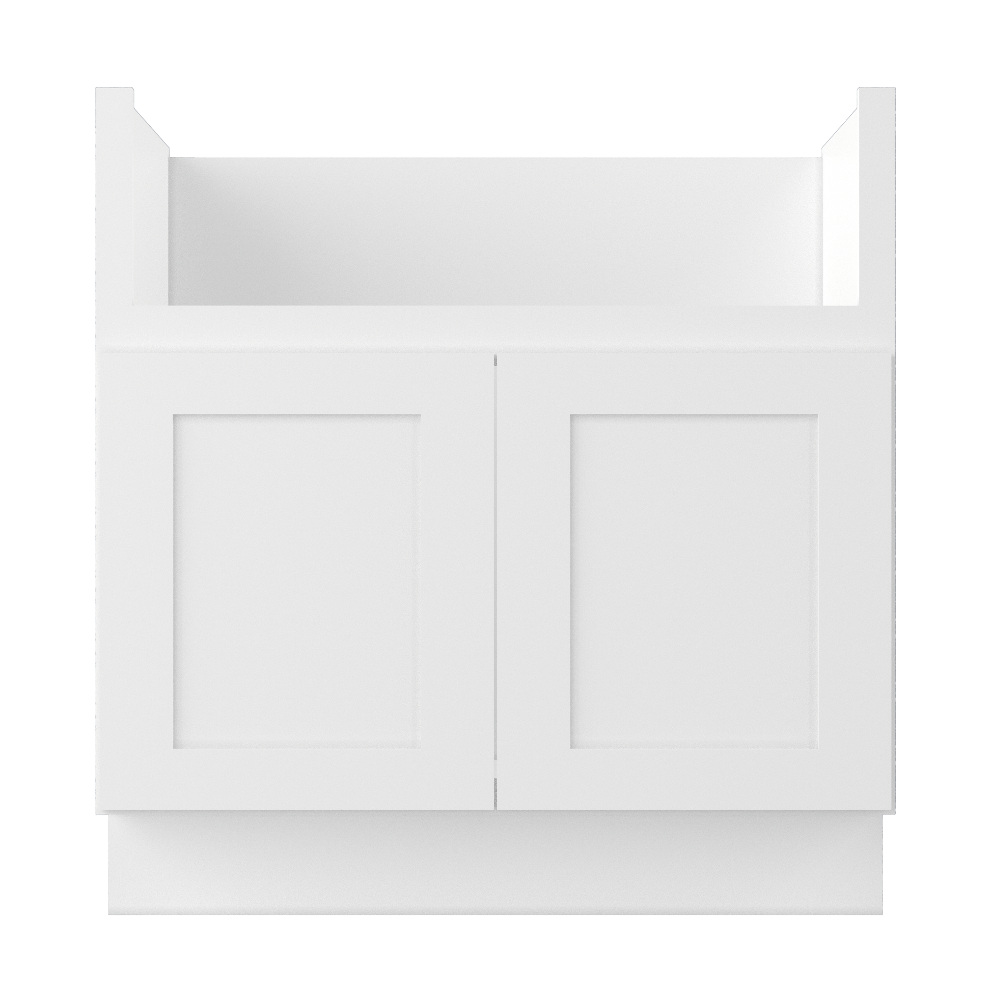 Farmhouse Sink Base Cabinet SBF33 Alpina White LessCare 33 in. width - Kitchen Cabinets