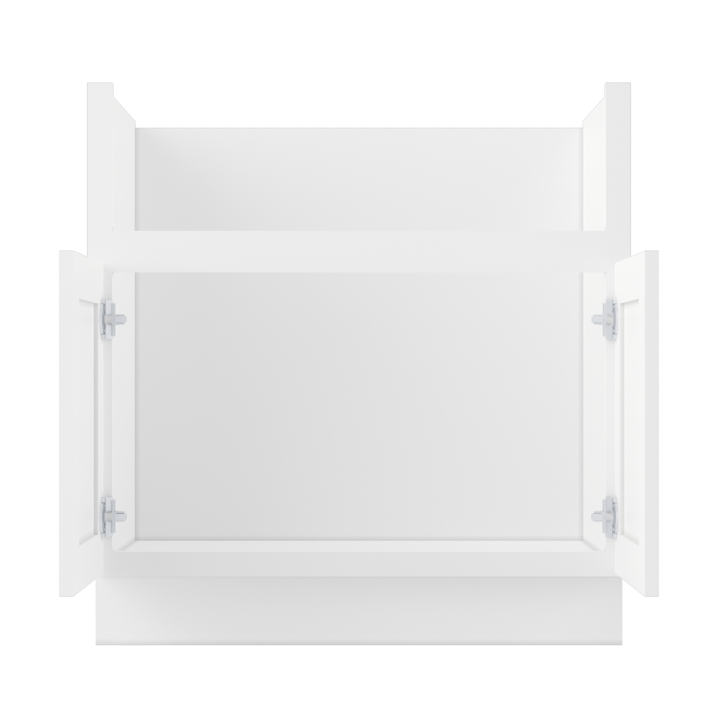 Farmhouse Sink Base Cabinet SBF33 Alpina White LessCare 33 in. width - Kitchen Cabinets