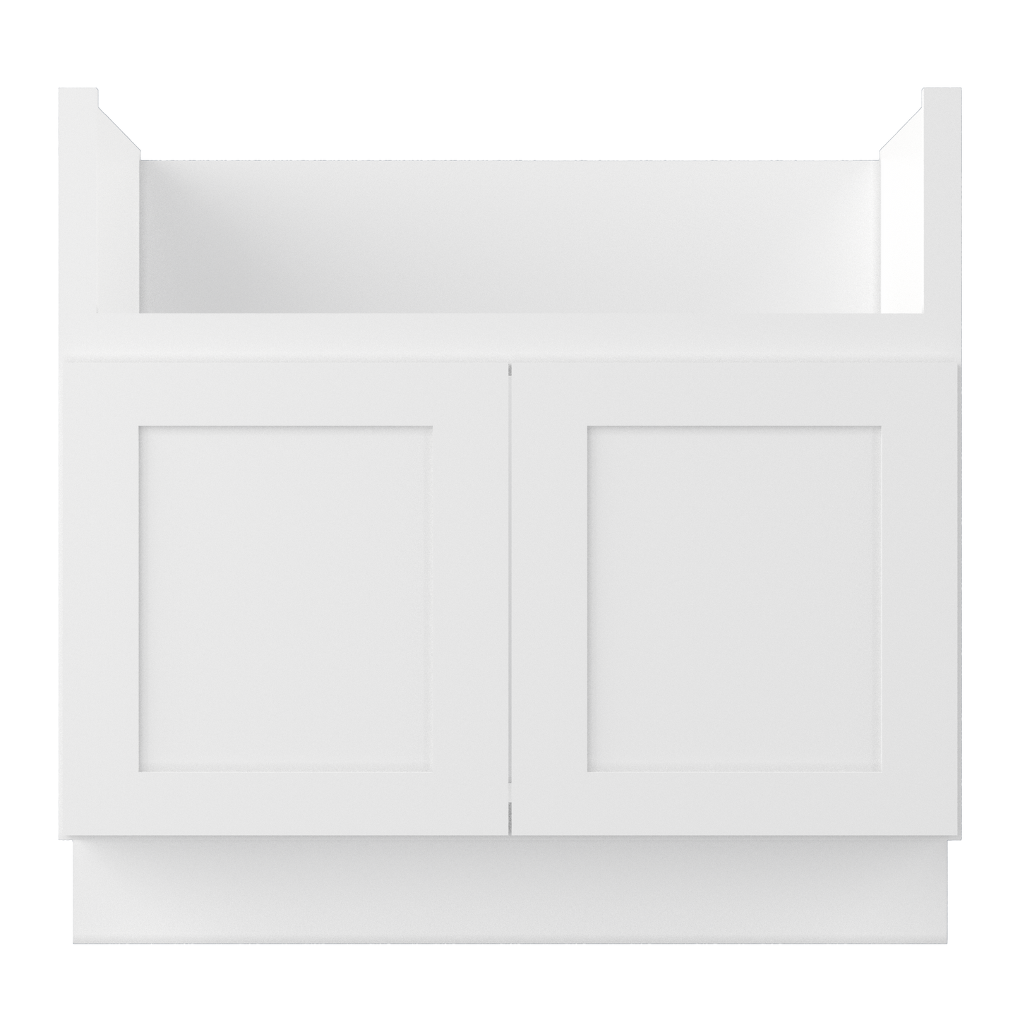 Farmhouse Sink Base Cabinet SBF36 Alpina White LessCare 36 in. width - Kitchen Cabinets