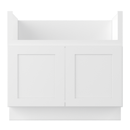 Farmhouse Sink Base Cabinet SBF36 Alpina White LessCare 36 in. width - Kitchen Cabinets