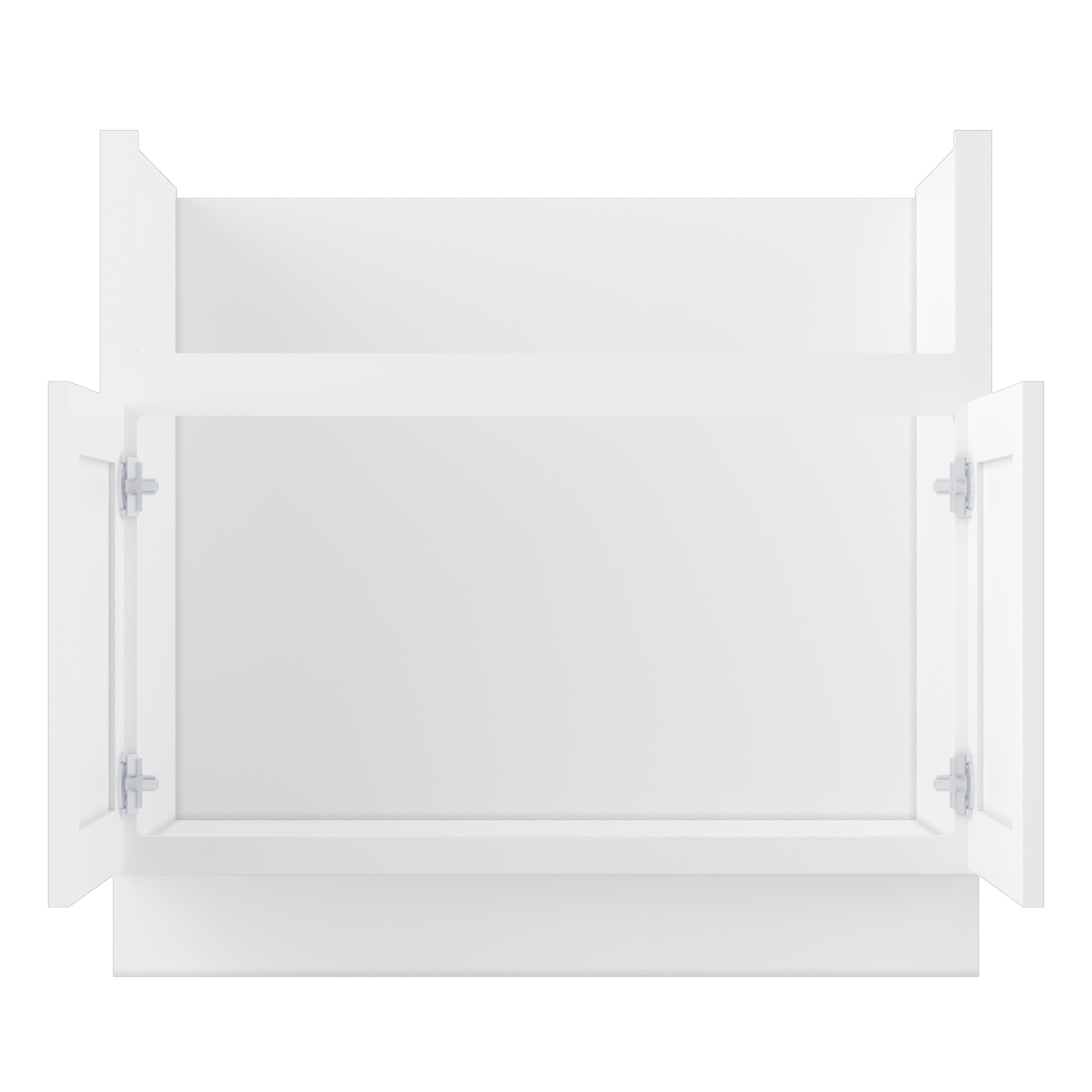 Farmhouse Sink Base Cabinet SBF36 Alpina White LessCare 36 in. width - Kitchen Cabinets