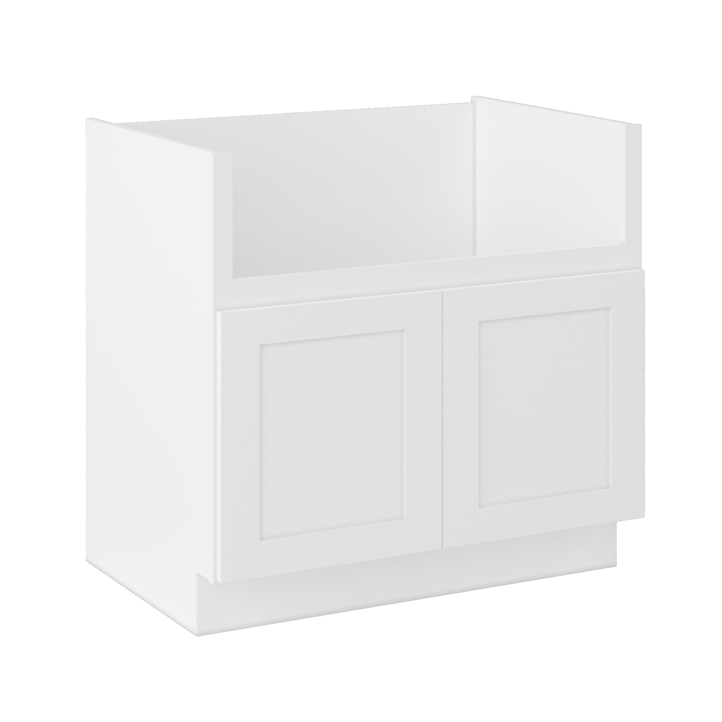 Farmhouse Sink Base Cabinet SBF36 Alpina White LessCare 36 in. width - Kitchen Cabinets