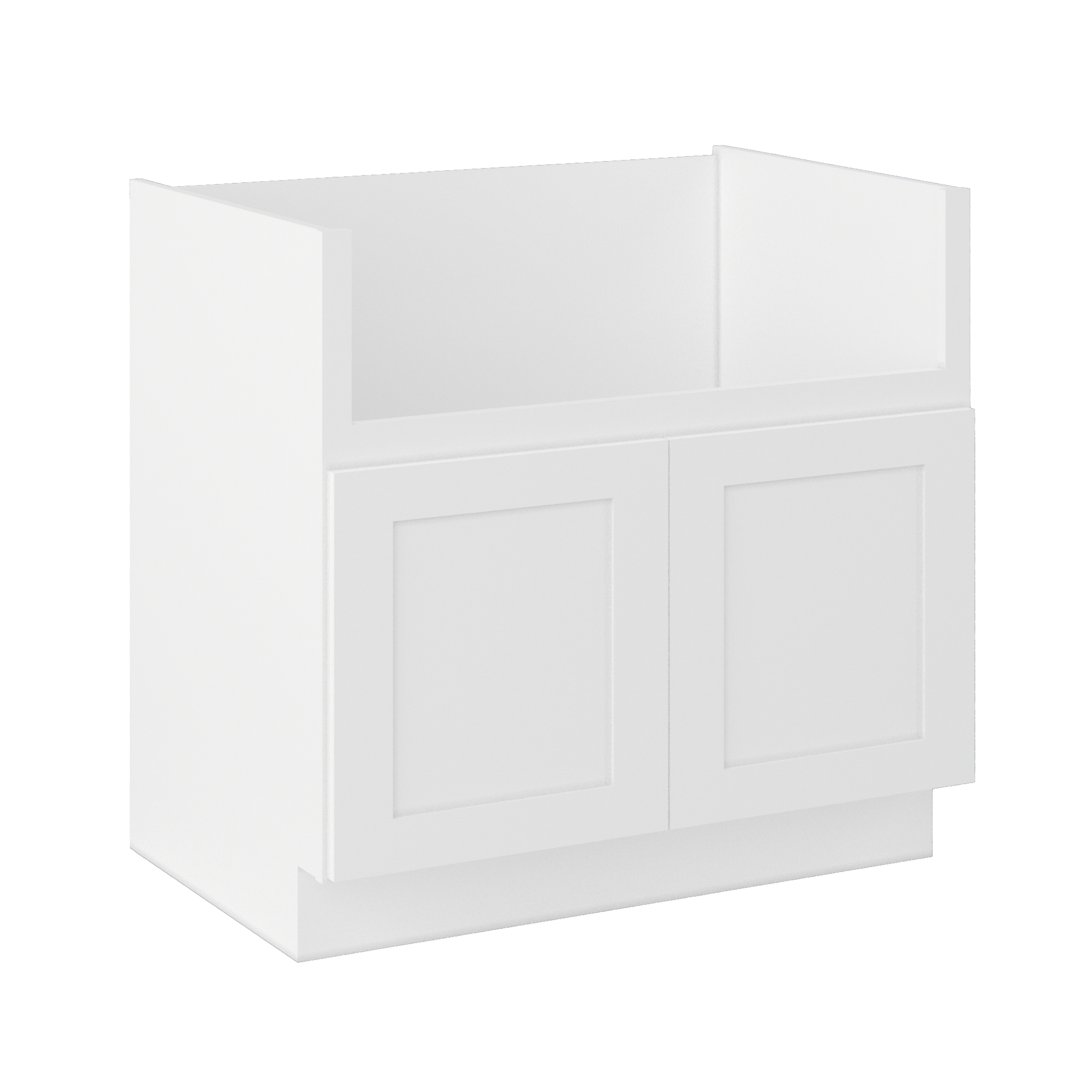 Farmhouse Sink Base Cabinet SBF36 Alpina White LessCare 36 in. width - Kitchen Cabinets