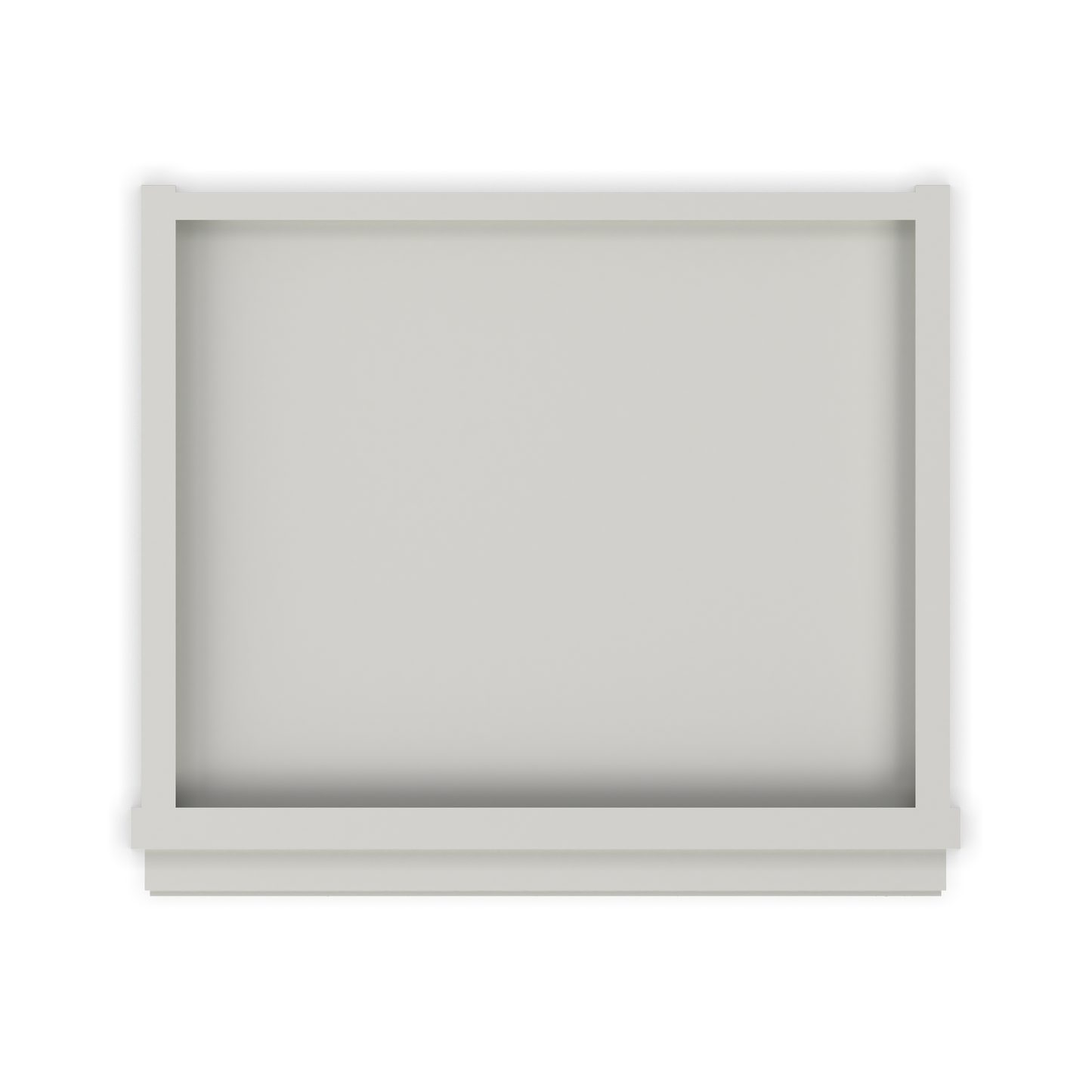 Frosted Glass Door Wall Kitchen Cabinet WMD1530 15 in. width 30 in. height 12 in. depth - Milan Pearl - Kitchen Cabinets