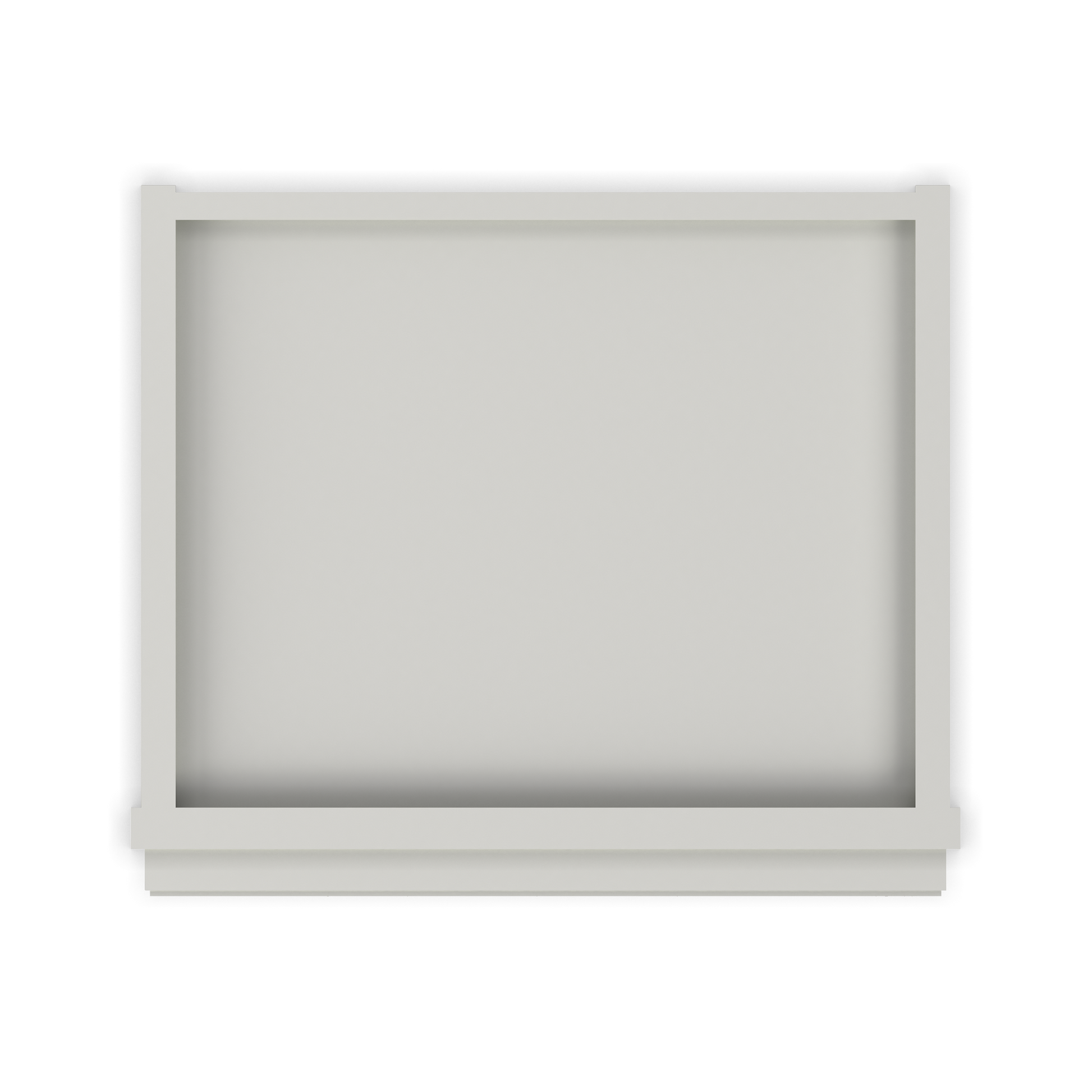 Frosted Glass Door Wall Kitchen Cabinet WMD1530 15 in. width 30 in. height 12 in. depth - Milan Pearl - Kitchen Cabinets