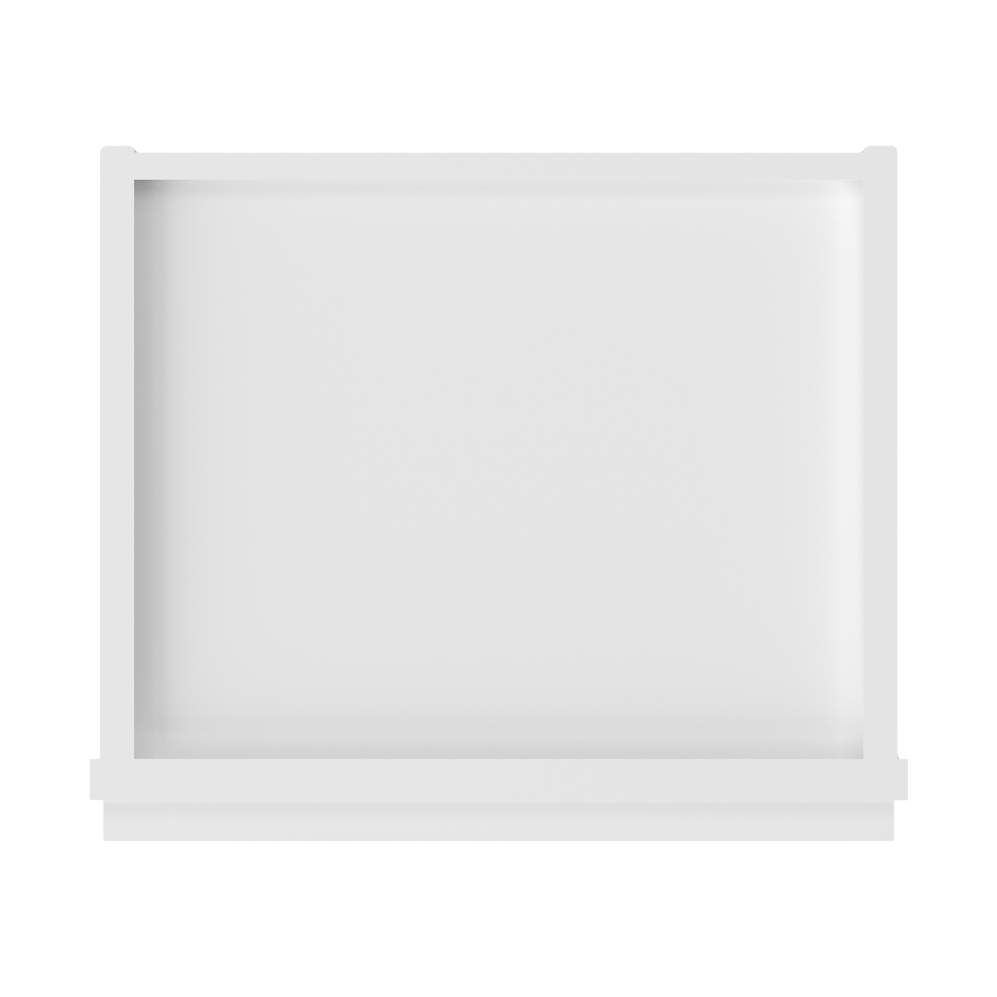 Frosted Glass Door Wall Kitchen Cabinet WMD1530 Alpina White LessCare 15 in. width 30 in. height 12 in. depth - Kitchen