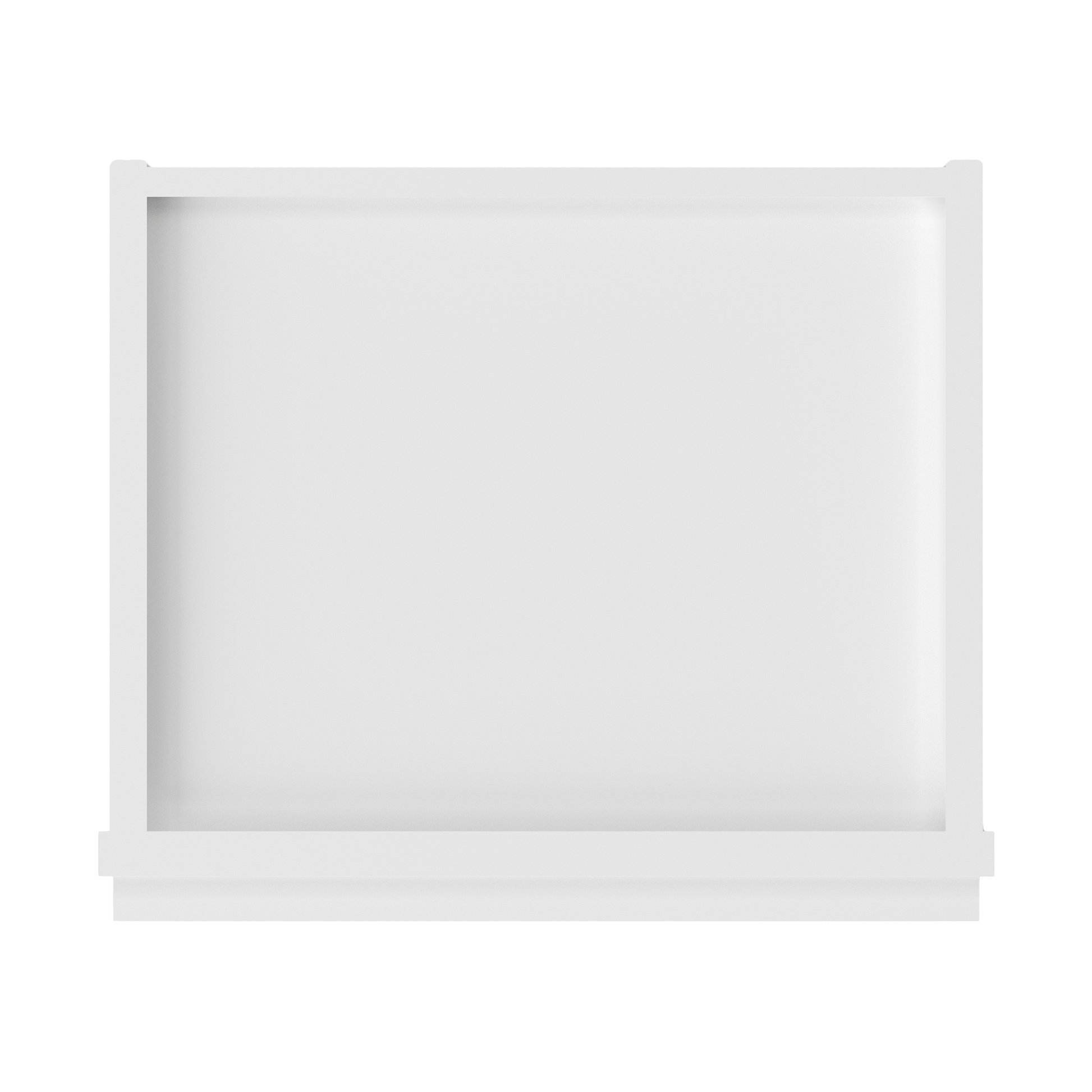 Frosted Glass Door Wall Kitchen Cabinet WMD1530 Alpina White LessCare 15 in. width 30 in. height 12 in. depth - Kitchen