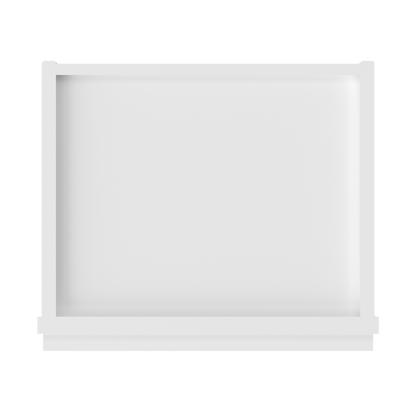 Frosted Glass Door Wall Kitchen Cabinet WMD1530 Alpina White LessCare 15 in. width 30 in. height 12 in. depth - Kitchen