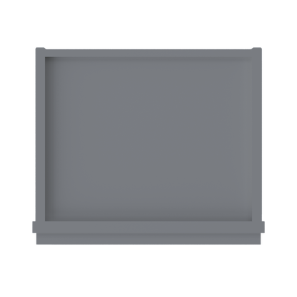 Frosted Glass Door Wall Kitchen Cabinet WMD1530 Colonial Gray LessCare 15 in. width 30 in. height 12 in. depth