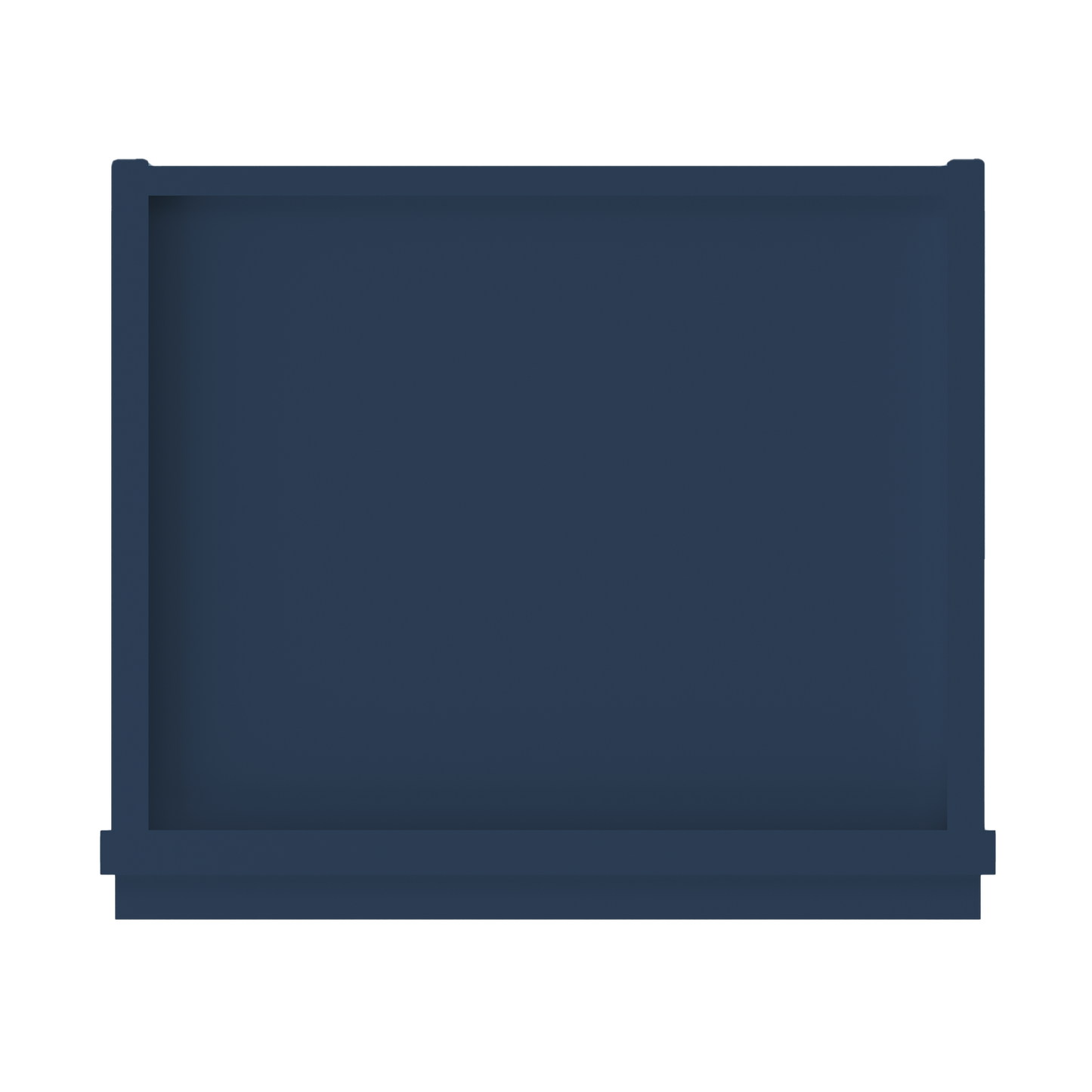 Frosted Glass Door Wall Kitchen Cabinet WMD1530 Danbury Blue LessCare 15 in. width 30 in. height 12 in. depth - Kitchen