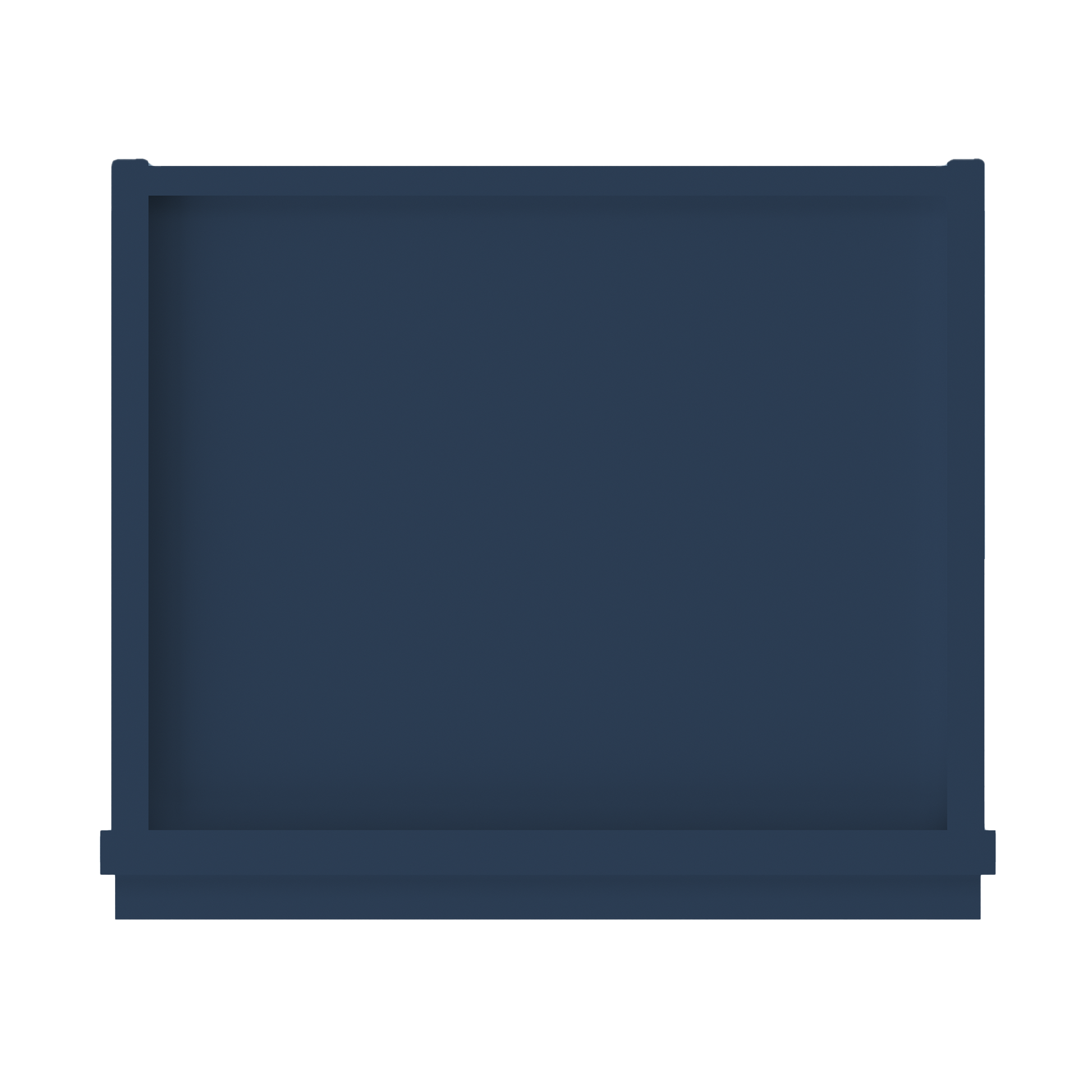 Frosted Glass Door Wall Kitchen Cabinet WMD1530 Danbury Blue LessCare 15 in. width 30 in. height 12 in. depth - Kitchen