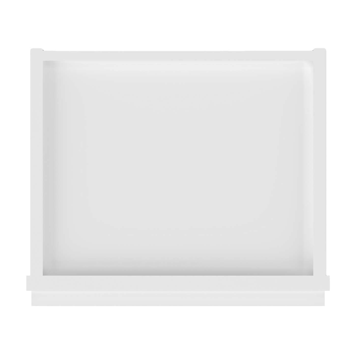 Frosted Glass Door Wall Kitchen Cabinet WMD1536 Alpina White LessCare 15 in. width 36 in. height 12 in. depth - Kitchen