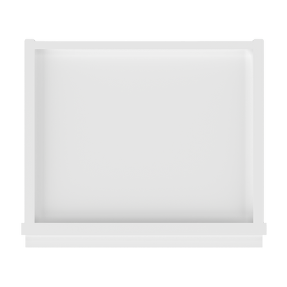 Frosted Glass Door Wall Kitchen Cabinet WMD1536 Alpina White LessCare 15 in. width 36 in. height 12 in. depth - Kitchen