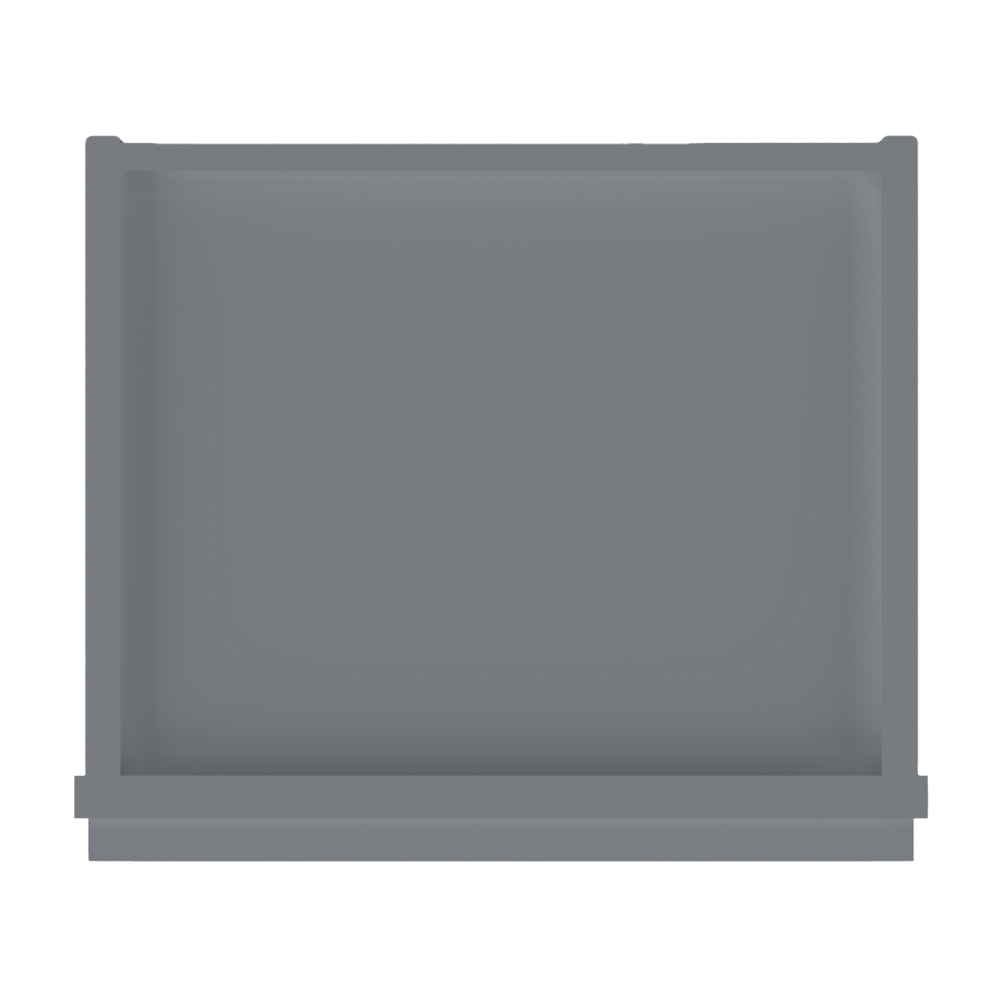 Frosted Glass Door Wall Kitchen Cabinet WMD1536 Colonial Gray LessCare 15 in. width 36 in. height 12 in. depth