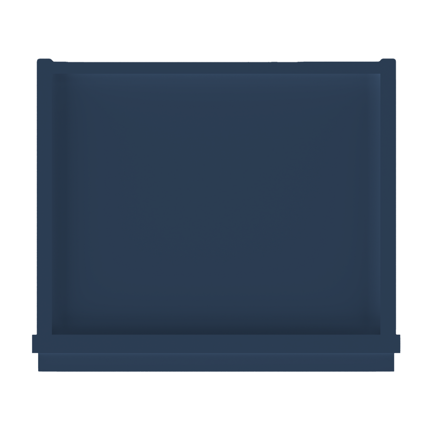 Frosted Glass Door Wall Kitchen Cabinet WMD1536 Danbury Blue LessCare 15 in. width 36 in. height 12 in. depth - Kitchen