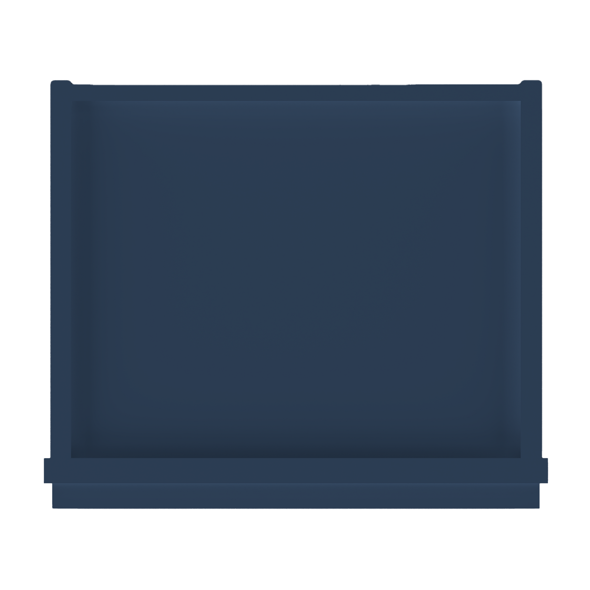 Frosted Glass Door Wall Kitchen Cabinet WMD1536 Danbury Blue LessCare 15 in. width 36 in. height 12 in. depth - Kitchen