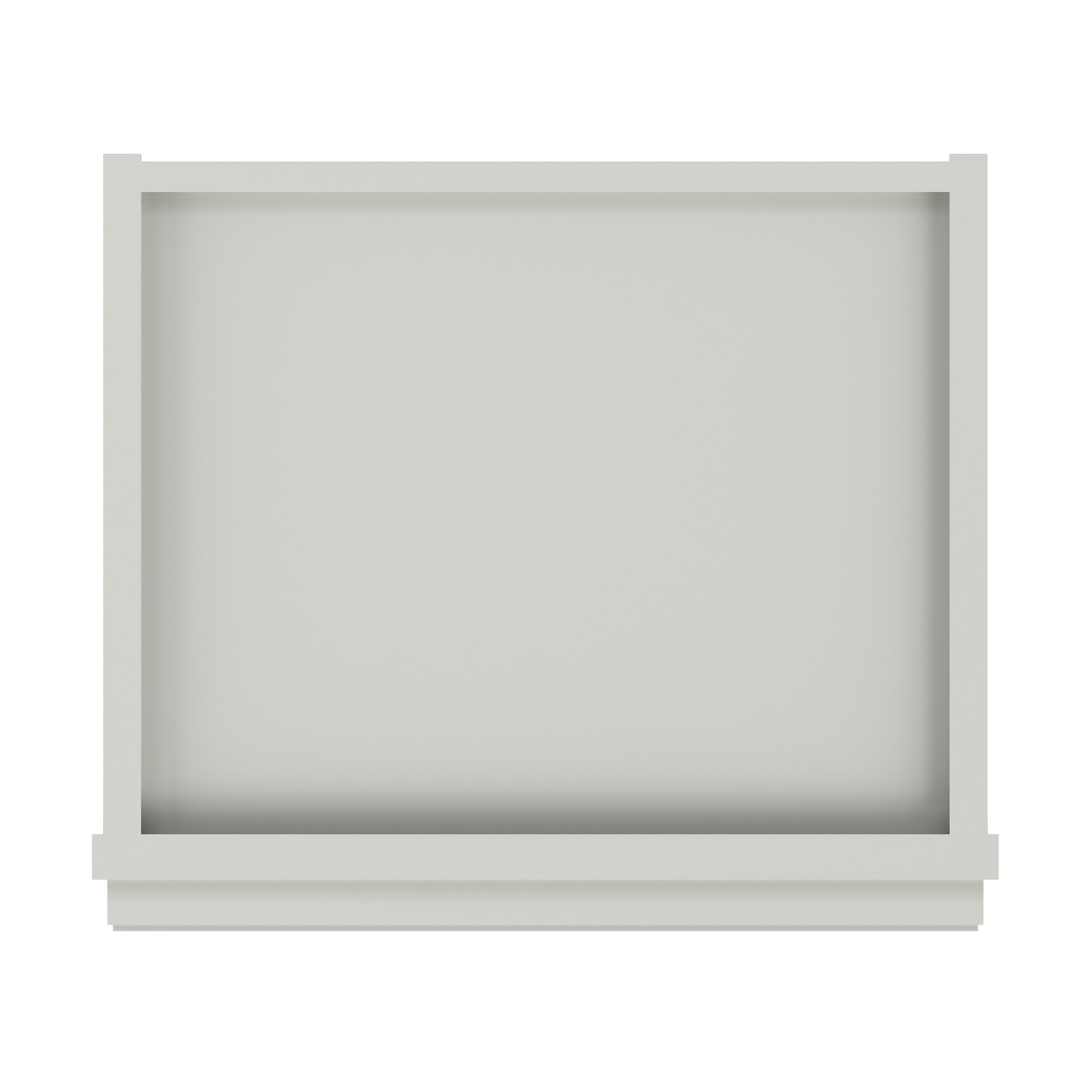 Frosted Glass Door Wall Kitchen Cabinet WMD1536 Milan Pearl 15 in. width 36 in. height 12 in. depth - Kitchen Cabinets