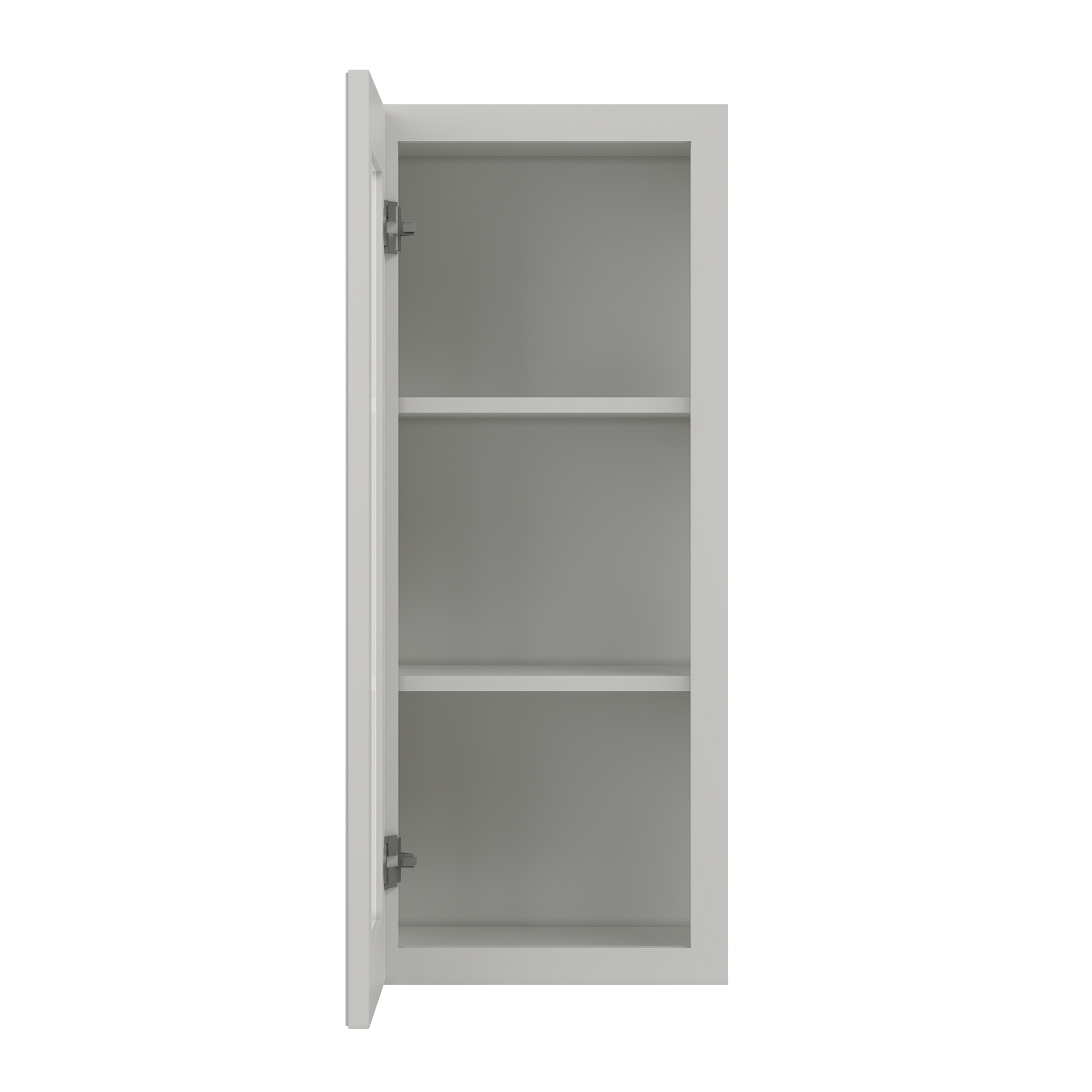 Frosted Glass Door Wall Kitchen Cabinet WMD1536 Milan Pearl 15 in. width 36 in. height 12 in. depth - Kitchen Cabinets