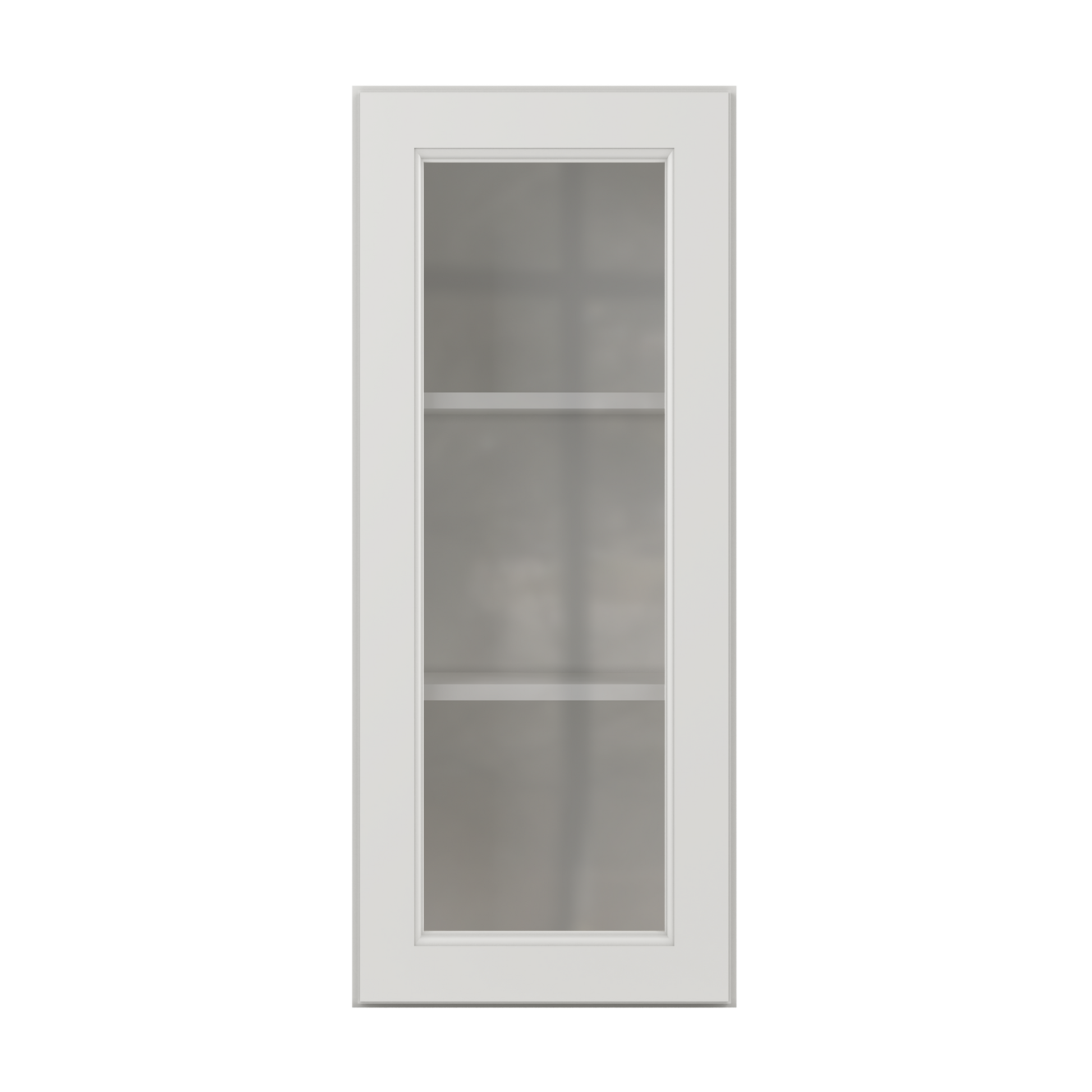 Frosted Glass Door Wall Kitchen Cabinet WMD1536 Milan Pearl 15 in. width 36 in. height 12 in. depth - Kitchen Cabinets