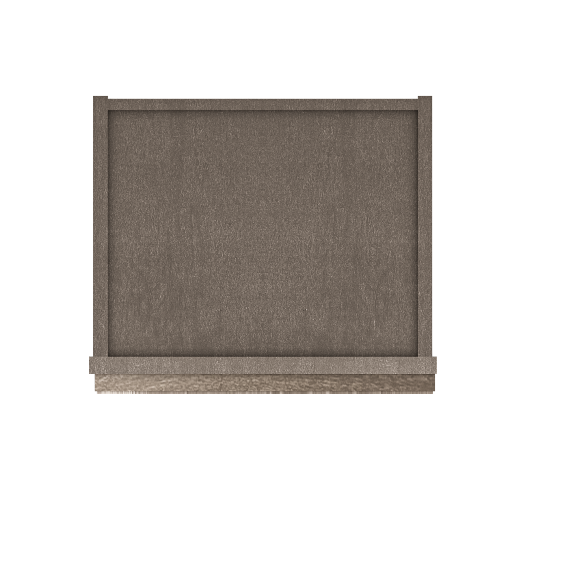 Frosted Glass Door Wall Kitchen Cabinet WMD1536 Milan Slate 15 in. width 36 in. height 12 in. depth - Kitchen Cabinets