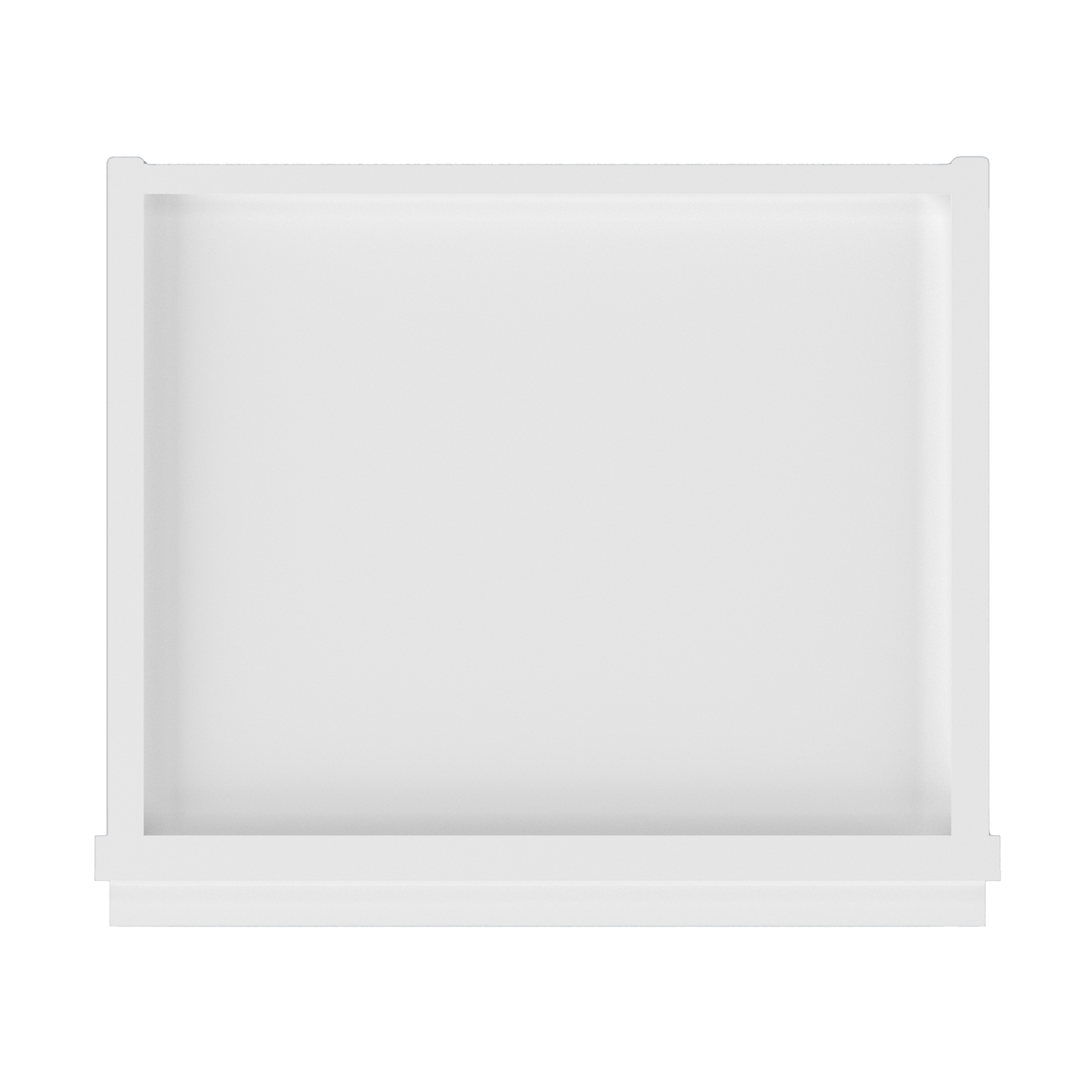 Frosted Glass Door Wall Kitchen Cabinet WMD1542 Alpina White LessCare 15 in. width 42 in. height 12 in. depth - Kitchen