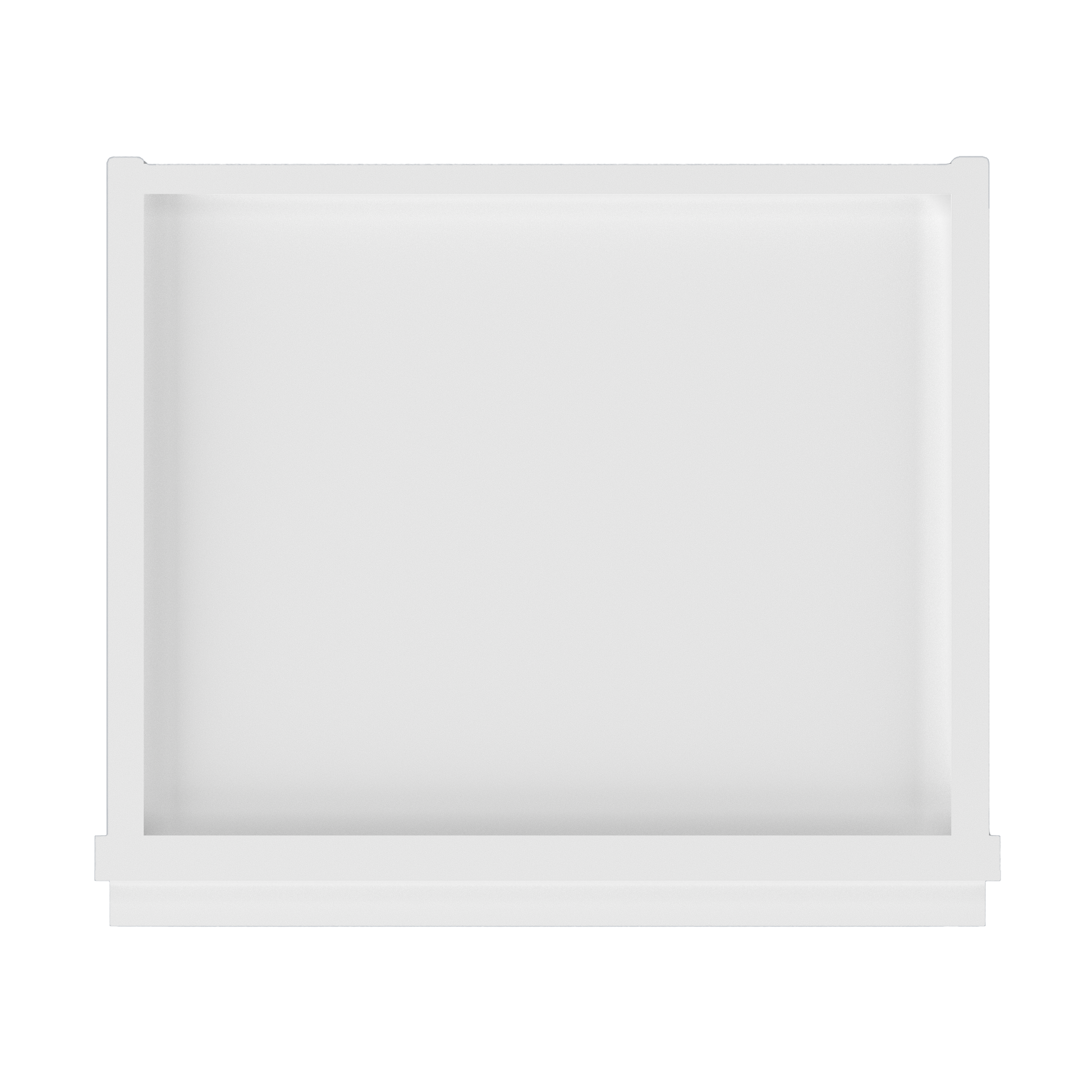 Frosted Glass Door Wall Kitchen Cabinet WMD1542 Alpina White LessCare 15 in. width 42 in. height 12 in. depth - Kitchen