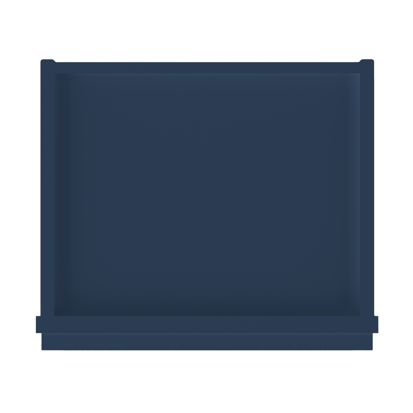 Frosted Glass Door Wall Kitchen Cabinet WMD1542 Danbury Blue LessCare 15 in. width 42 in. height 12 in. depth - Kitchen