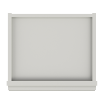 Frosted Glass Door Wall Kitchen Cabinet WMD1542 Milan Pearl 15 in. width 42 in. height 12 in. depth - Kitchen Cabinets