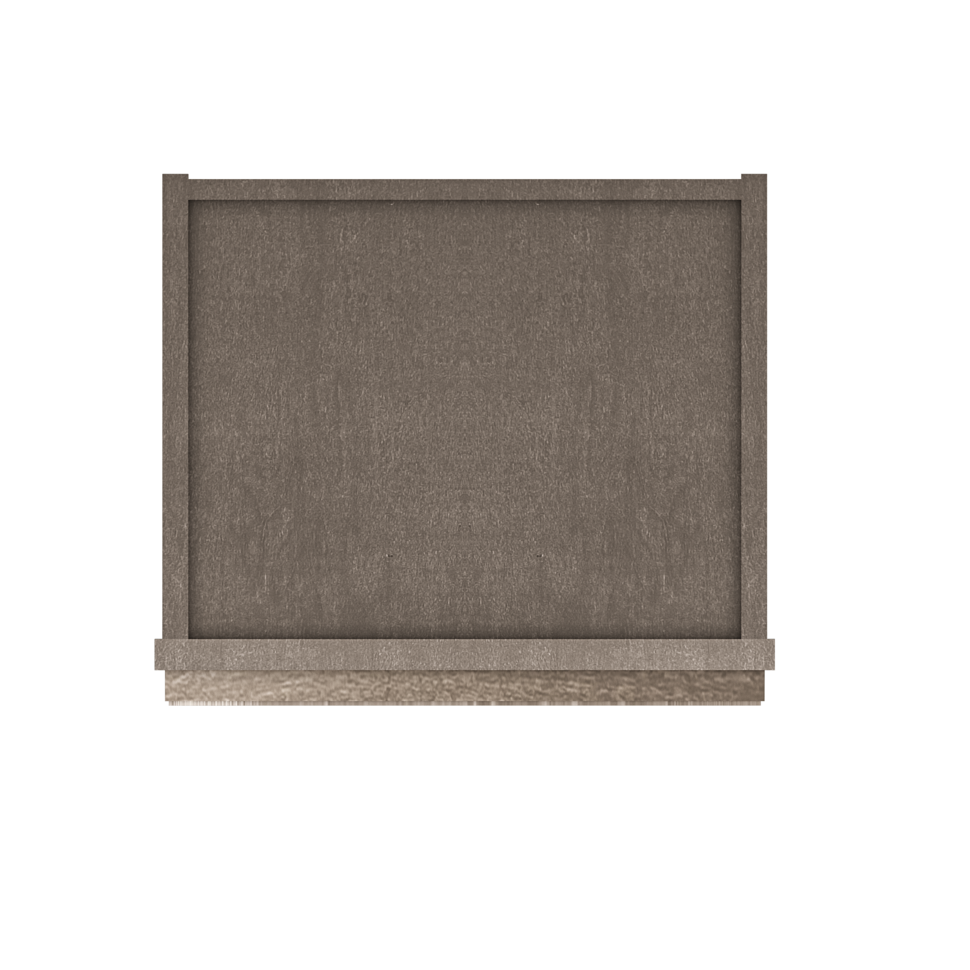 Frosted Glass Door Wall Kitchen Cabinet WMD1542 Milan Slate 15 in. width 42 in. height 12 in. depth - Kitchen Cabinets