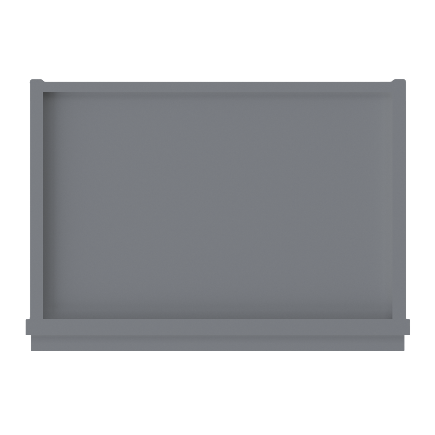 Frosted Glass Door Wall Kitchen Cabinet WMD1830 Colonial Gray LessCare 18 in. width 30 in. height 12 in. depth